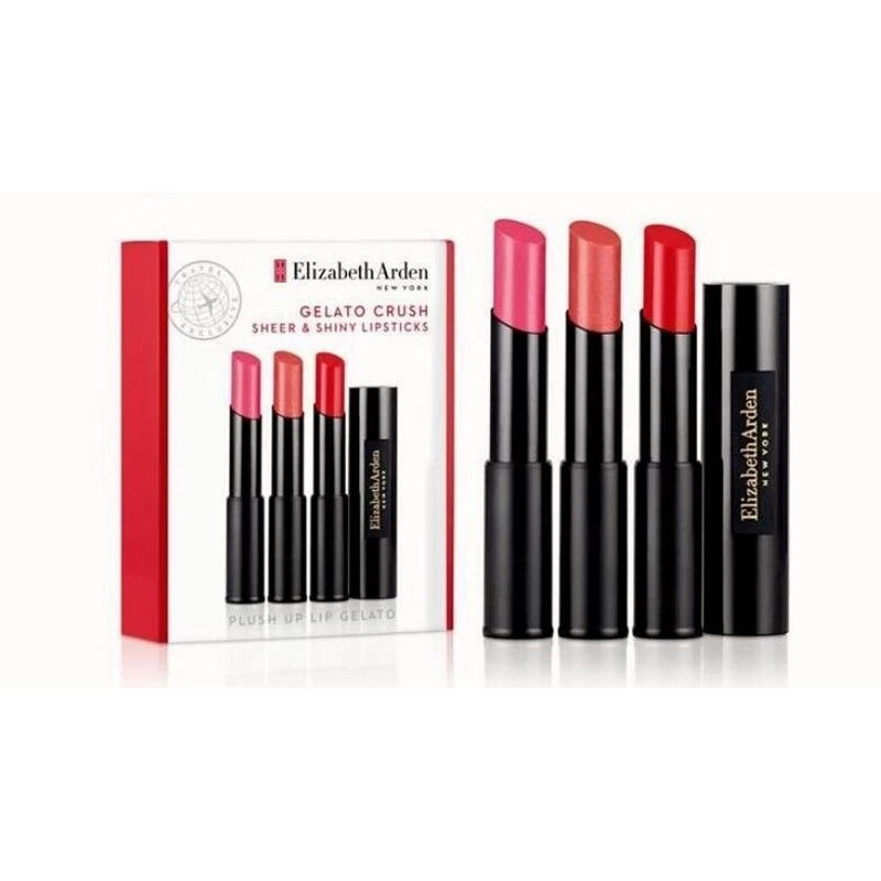 ELIZABETH ARDEN GELATO CRUSH SHEER & SHINY LIPSTICK SET