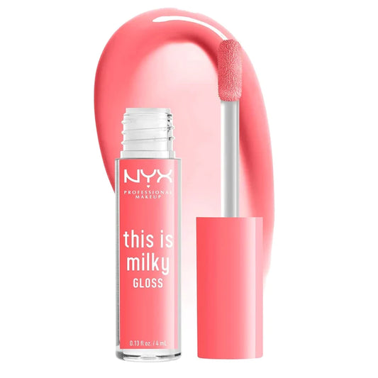 NYX THIS IS MILKY LIP GLOSS 4ML - MOO-DY PEACH